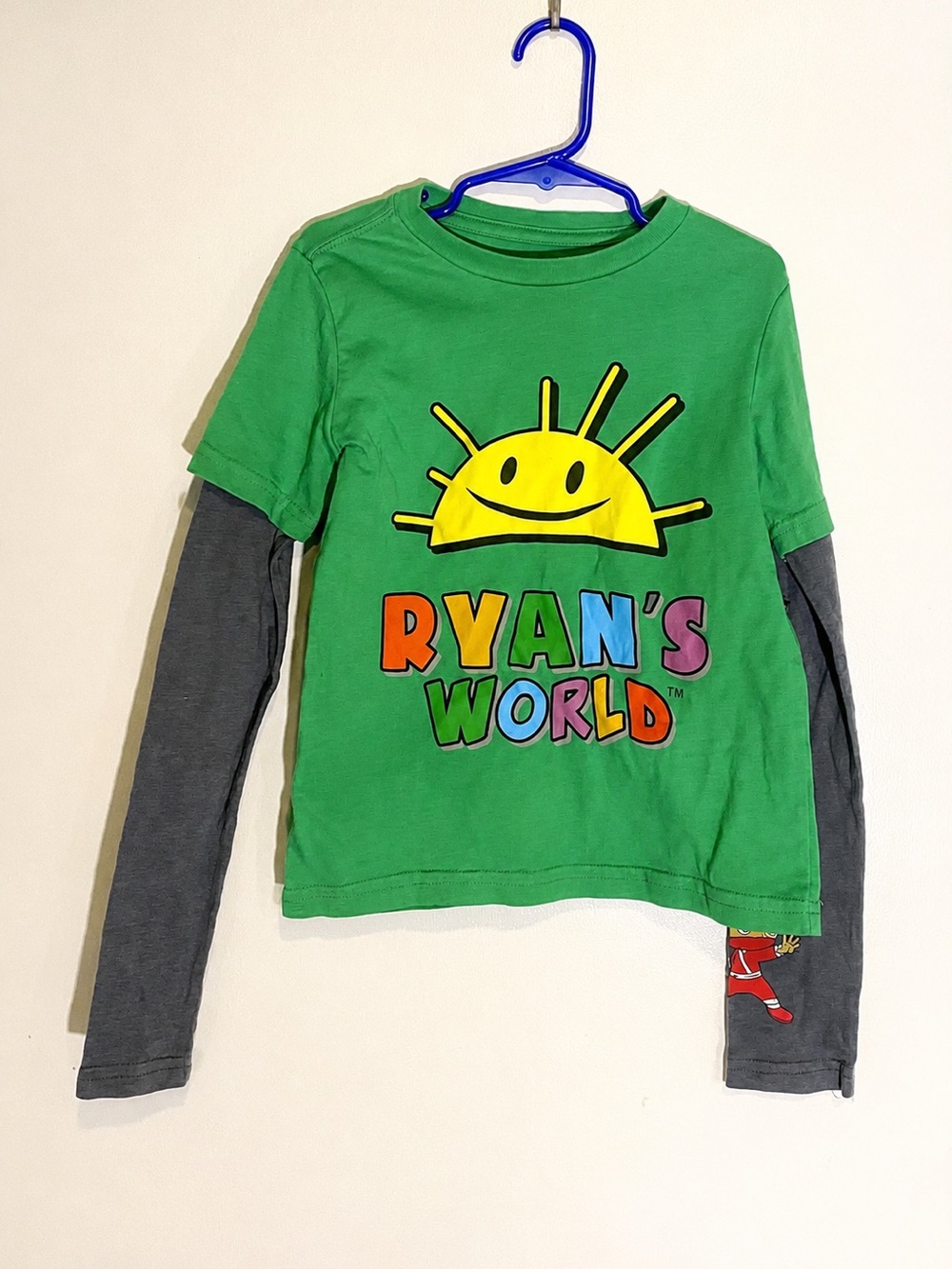 Ryan’s World Baseball Style, Long Sleeve Tee XS